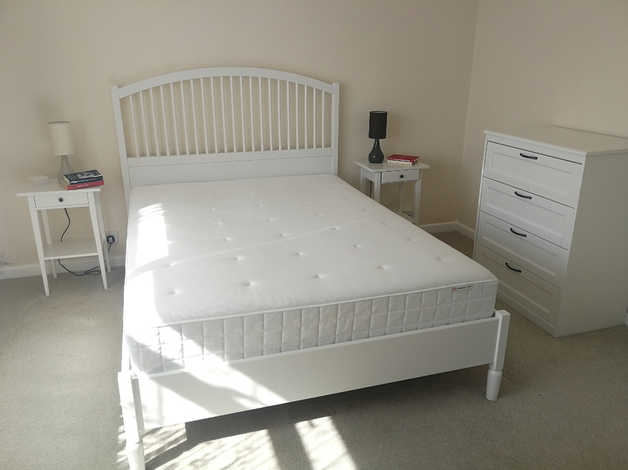 Tyssedal Ikea White, Ikea Bed Standard Size