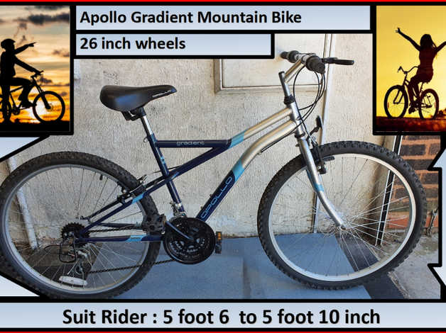 Apollo mountain store bike 26 inch