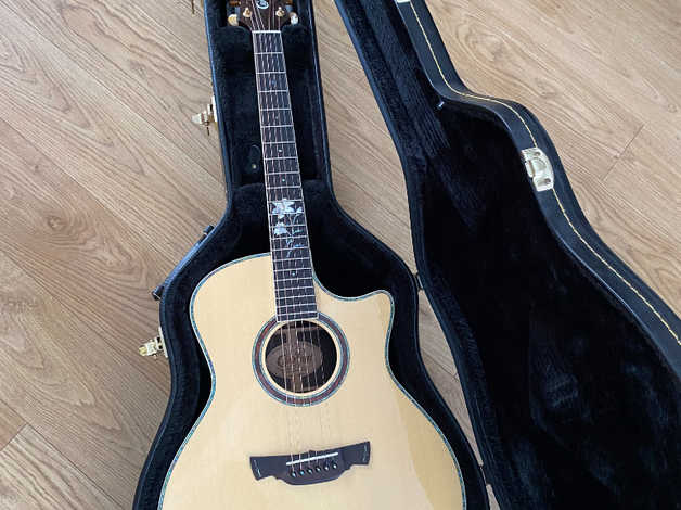 Crafter Wf-rose 38th Anniversary Electro Acoustic Guitar Limited Edition  Natural | in Tredegar, Blaenau Gwent | Freeads