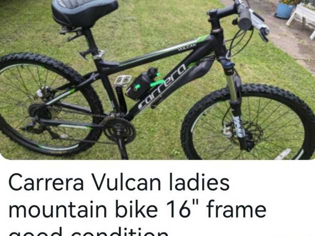 Carrera vulcan ladies mountain hot sale bike