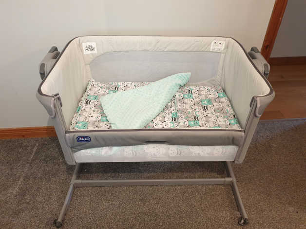 Chicco Next To Me Magic Bedside Crib Grey In Lurgan Armagh