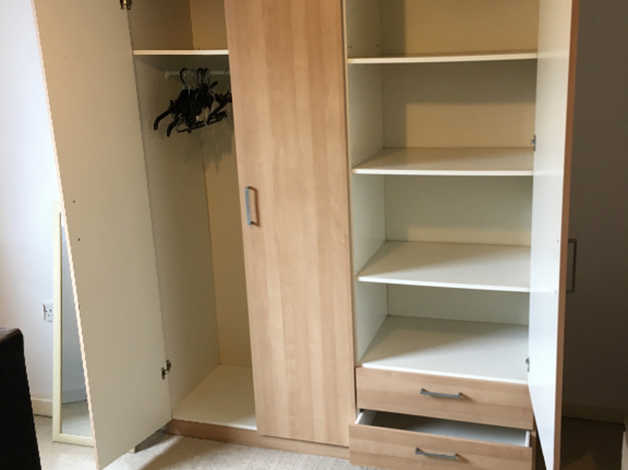 Free 3 Door Wardrobe And 2 Chests Of Drawers But Be Quick In