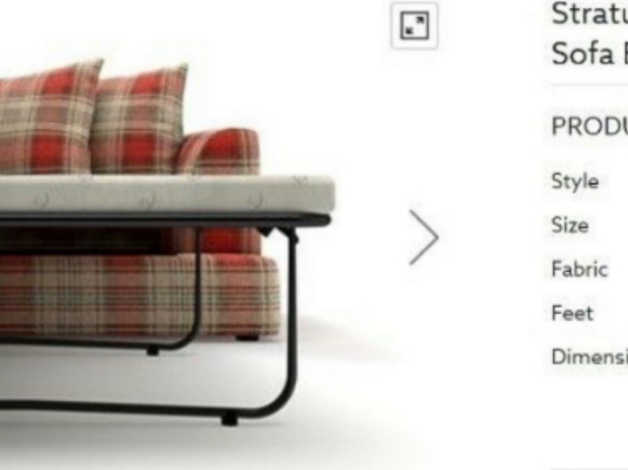 tartan sofa next