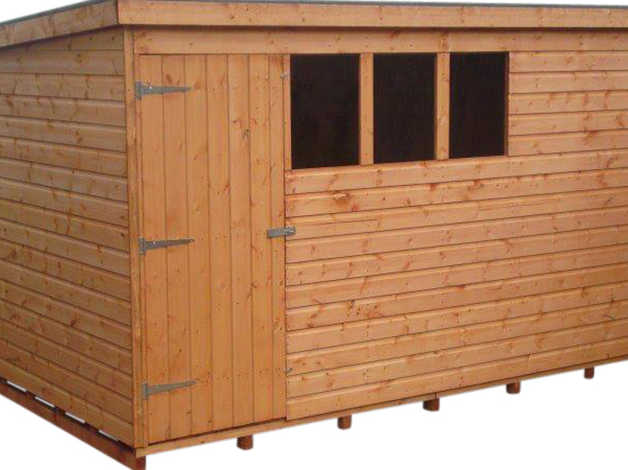 12x10 super pent shed 12mm t&g in wolverhampton, west