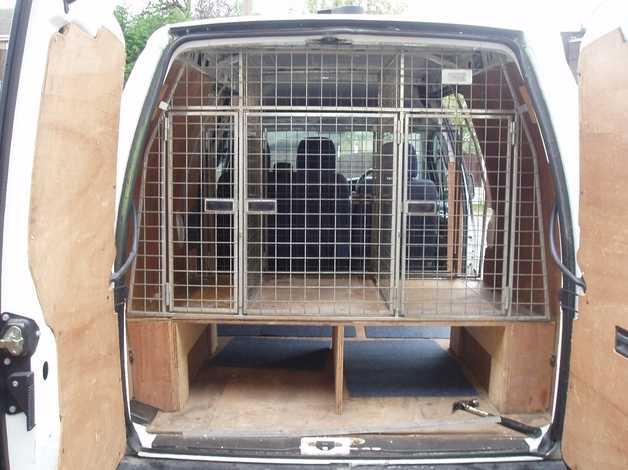 Van with dog cages clearance for sale