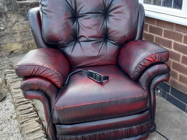 Thomas lloyd leather cheap chair