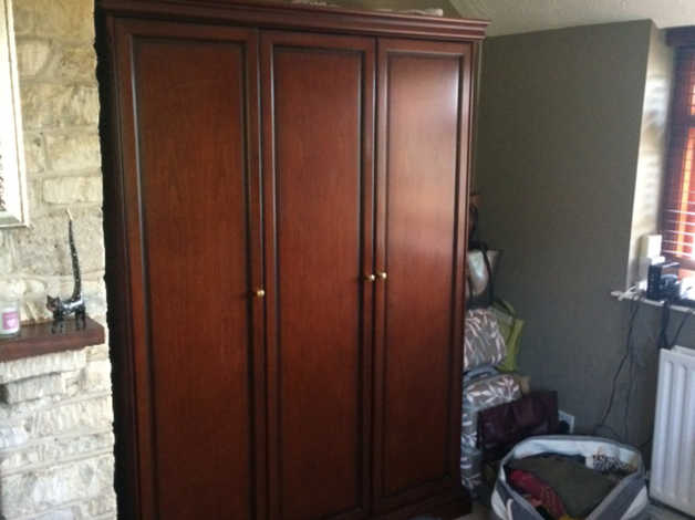 Stag Versailles Three Door And Two Door Generously Sized Wardrobes